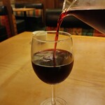 ハンバーグ工房 川越新河岸店 - ★手酌デキャンタ♡赤ワィ~ン(^_^;)笑★