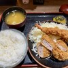 とんかつ 肉料理 麻釉 - エビフライ・ひとくちヒレセット