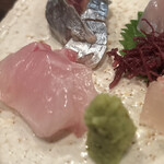 酒盃 - 鮃、秋刀魚