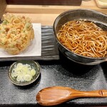食彩工房 横浜 力亭 - 料理写真:かき揚げ天そば温 935円