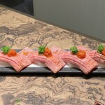 きわめ - 神戸牛の牛トロにぎり