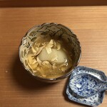 御料理 一燈 - 福井の小蕪と北海道産の松茸