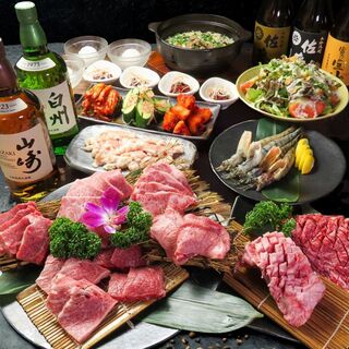 【飲み放題付コース】全3プラン希少部位など上質なお肉をご用意