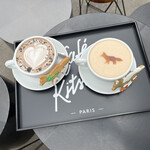 Cafe Kitsune - Kuro goma Chocolate Latte
            Maple milk tea