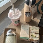 Starbucks Coffee - Pink Foam Strawberry MilK
            Starbucks Classic Milk Tea Bottle