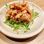 水炊きと素揚げ - 冷やし胡麻鶏