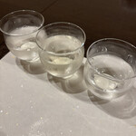 北の庵なごみ - 日本酒３種飲み比べ