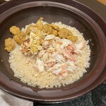 北の庵なごみ - 炊き込みご飯　毛蟹・バフン雲丹