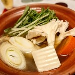 中の坊瑞苑 - お野菜も入れる