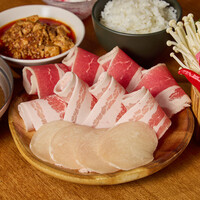3種のしゃぶしゃぶセット
