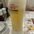 中華麺キッチン まくり - ドリンク写真:キンキン生！一杯目！