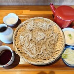 おらがそば茶屋 - もりそばダブル 800円
      とろろ 150円