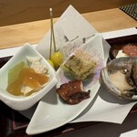 鮨 青海 - 酒盗とマスカルポーネの酒盗のみ食べた