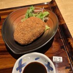 すき焼き 牛しゃぶ 松重 - 松坂牛のミンチカツ