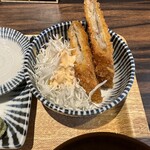 肉豆冨とレモンサワー 大衆食堂 安べゑ - 【2025.9.25(木)】豊洲鮮魚の刺身定食（白身魚のフライ）