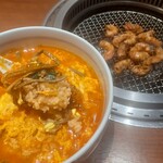 焼肉冷麺やまなか家 前沢店 - ランチユッケジャンクッパ&コブクロ