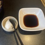 飛騨牛食事処天狗 - ヒレにおろしポン酢はイマイチ