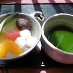 はなかご - フルーツあんみつセット