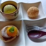 豆匠 - ミニデザート三種盛り