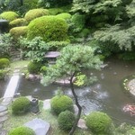豆匠 広島本店 - ２階大広間から見た庭園