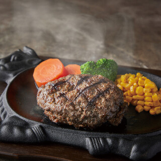 ランチに！松阪牛入り牛肉100%ハンバーグをご堪能ください！