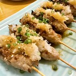 やきとん一粋家 - お手軽コース 3800円
おろしつくね焼き