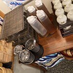 あおい - お茶もセルフです。アイスホットあります。