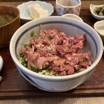 あおい - 刺身を食べた後のたっぷりのすき身！