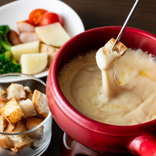 チーズフォンデュ