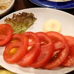 熱烈カルビ - 冷やしトマト