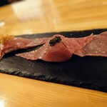 hide mode - 黒毛和牛炙り握り 202509