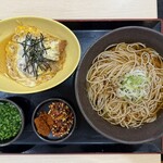 ゆで太郎 - かけそば/かつ煮/きざみニラ