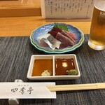 四季亭 - 刺身盛り合わせ