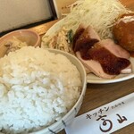 キッチン 高山 - ご飯大盛り