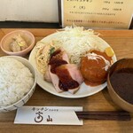 キッチン 高山 - 小鉢のチキンも良かった