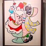 京氷菓 つらら - 壁にかかっていたアート(刺繍？)～!!( ^o^)ﾉ