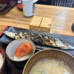 越後屋金四郎 - 新さんま塩焼き（¥1.300）➕タラコ（¥200）