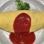 洋食工房 陶花 - オムライス、ケチャップ