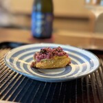 鎌倉 北じま - オオモンハタ　しば漬けと共に