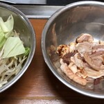 島屋食堂 - 料理写真:野菜ミックス＆トンちゃん