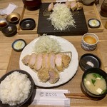 菜なくら - 特上ロースと特上ヒレかつ膳　　2000円