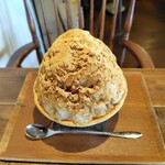 CAFE Megane Shobou - 黒蜜きなこかき氷