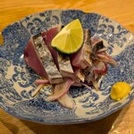 炉ばた 灯台 - 鰹の塩叩き