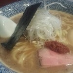 麺処ほん田 - 濃厚豚骨魚介味玉ラーメン