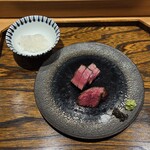 肉割烹 上 - ヒレ・サガリ 山形産コシヒカリ