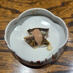 肉割烹 上 - 秋刀魚 肝ソース