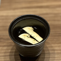 焼肉うしごろ 銀座店 - 松茸と和牛のコンソメ