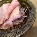 塩らーめん 小粋 - トッピング注文のチャーシュー