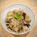 川田 - 2025.9.  〆ご飯① 松茸ご飯
