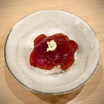 川田 - 2025.9.  〆ご飯④ 鰹の漬け丼